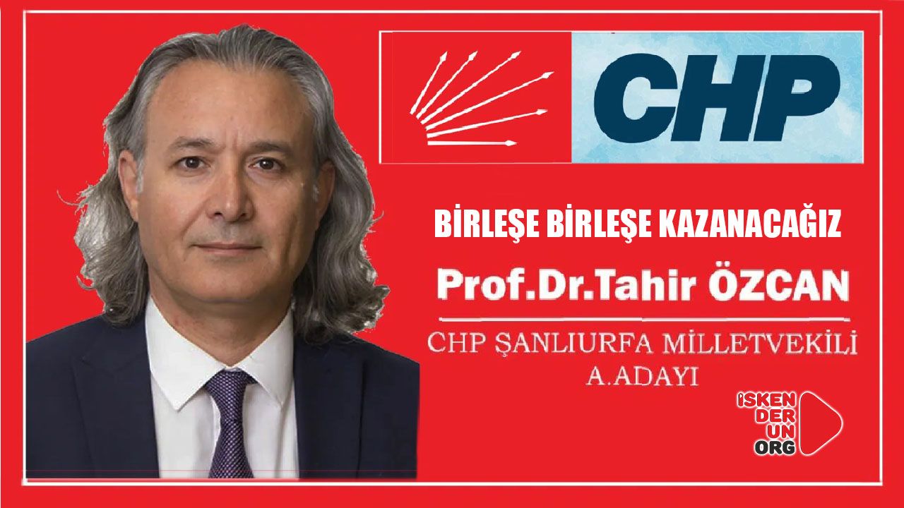 Prof. Özcan Şanlıurfa'dan Milletvekili aday adayı oldu…