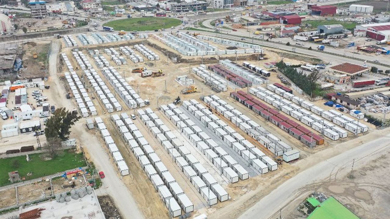 Hatay'da Konya'nın konteyner kentleri ortaya çıktı