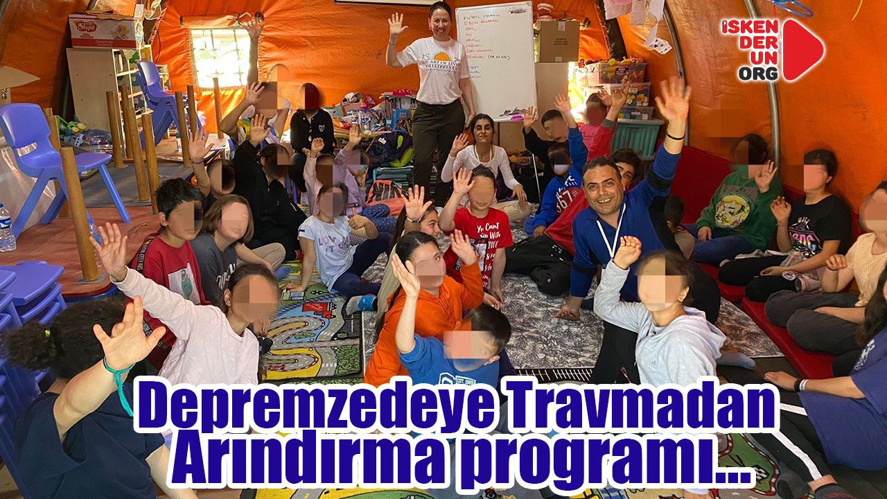 Depremzedeye Travmadan arındırma programı…