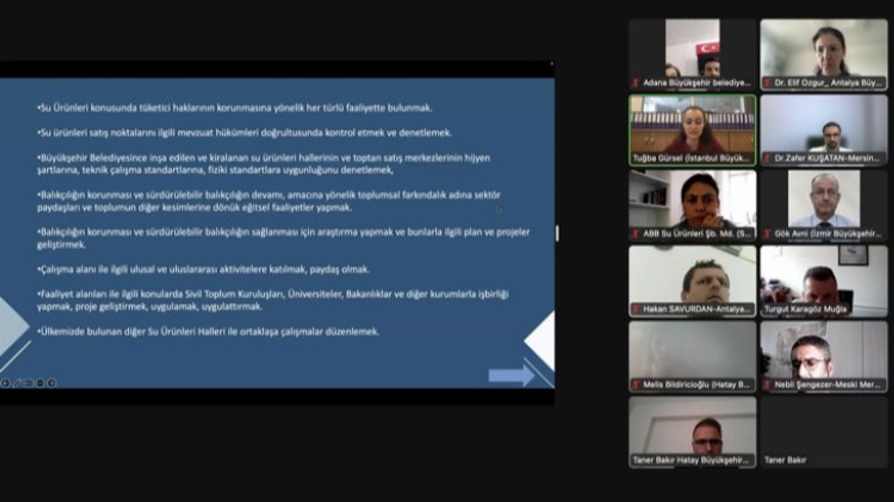 Balıkçılık Ve Su Ürünleri Çalıştayı düzenlendi