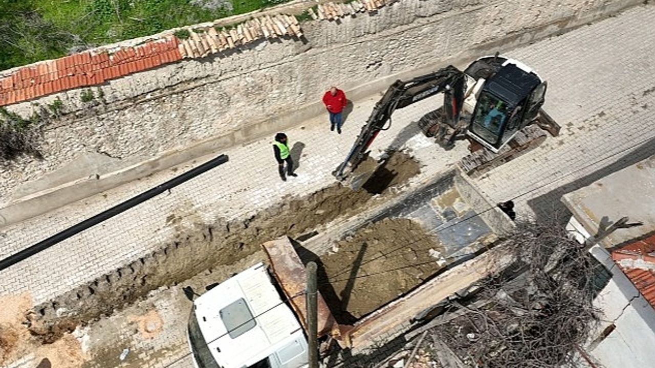 ASAT'tan Elmalı'da Kanalizasyon ve Alt Yapı Çalışması