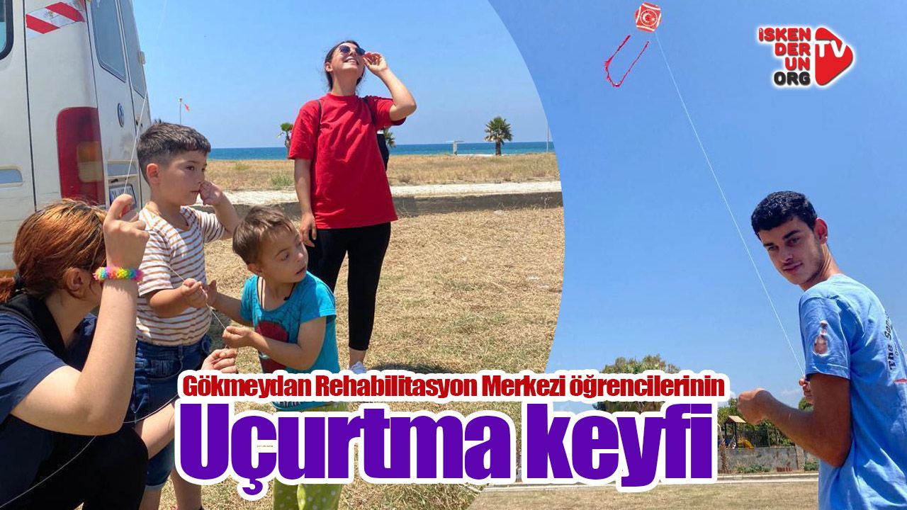 Gökmeydan öğrencilerinin uçurtma keyfi…