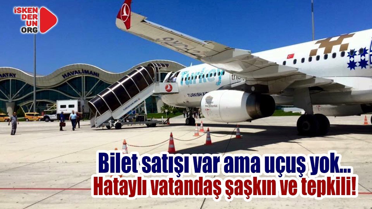 Hataylı Vatandaşın uçuş iptali tepkisi!