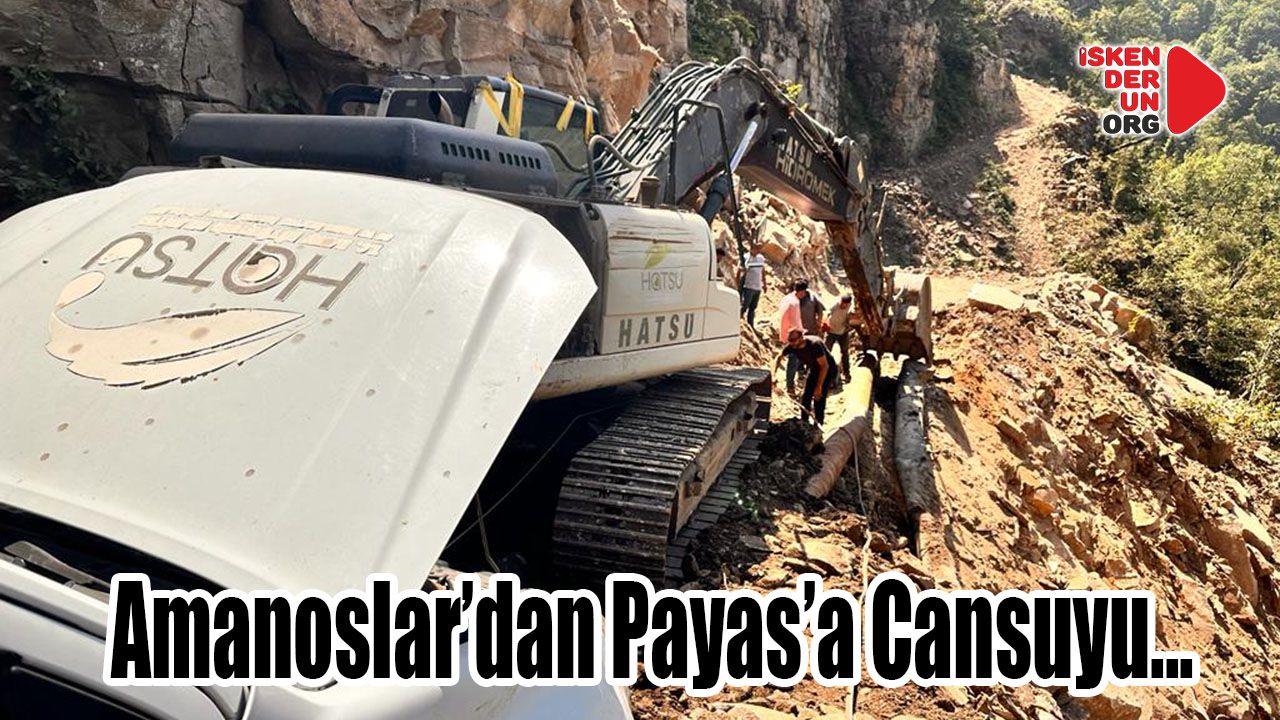 Amanoslar’dan Payas’a gelen içme suyu arızası giderildi.