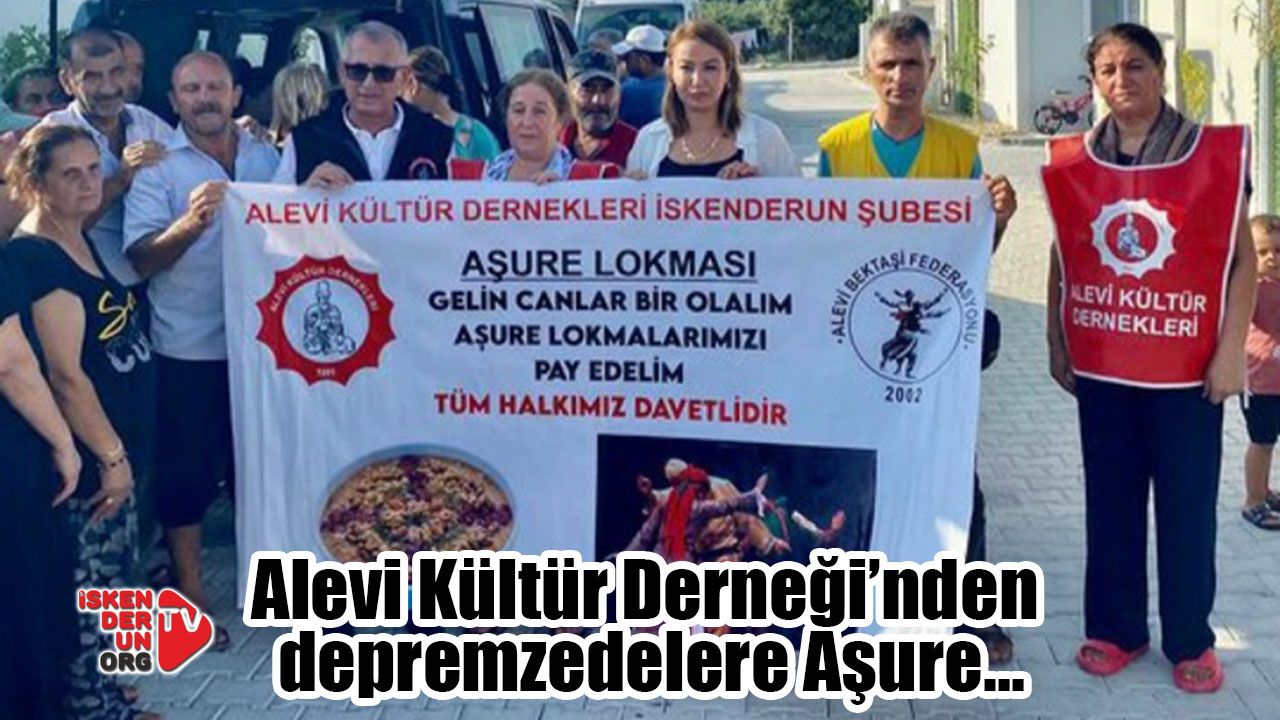 Alevi Kültür Derneği’nden depremzedelere Aşure…