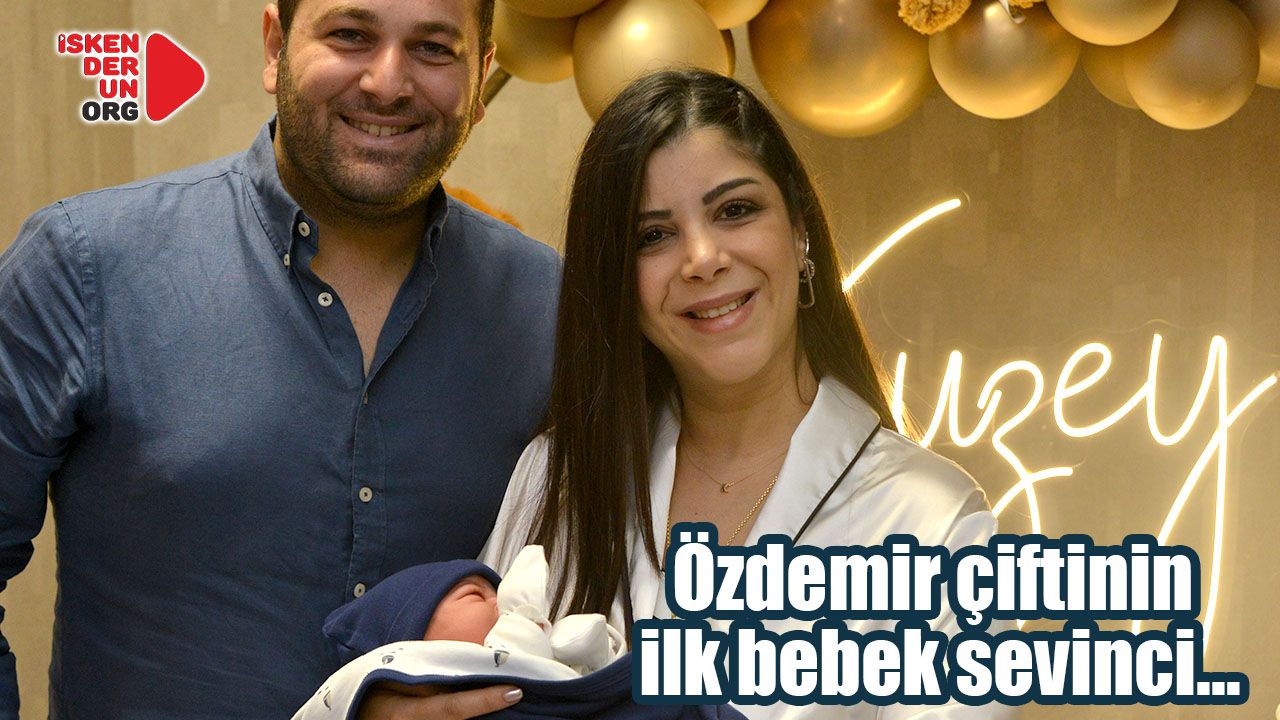 Özdemir çiftinin ilk bebek sevinci…