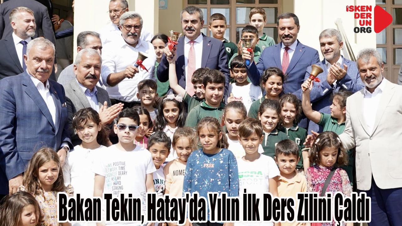 Yeni Eğitim Öğretimin Zili Hatay’da Çaldı