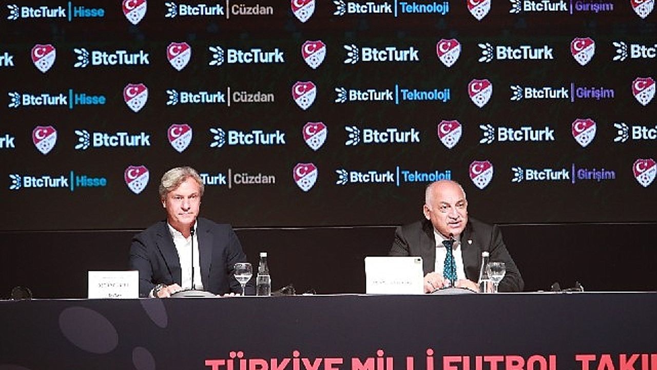 BtcTurk yeniden Türkiye Milli Futbol Takımları Ana Sponsoru oldu
