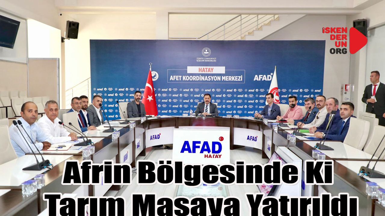 Toplantı AFAD’da Gerçekleşti