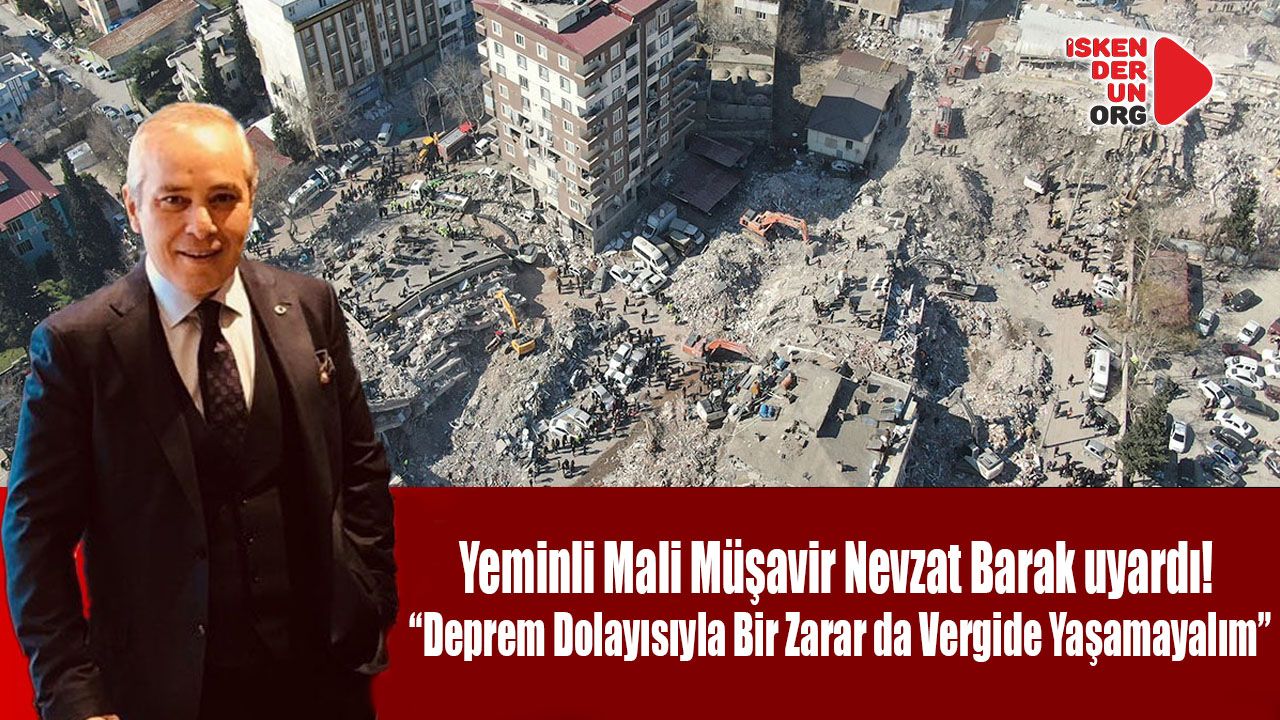 Yeminli Mali Müşavir Nevzat Barak Uyardı!