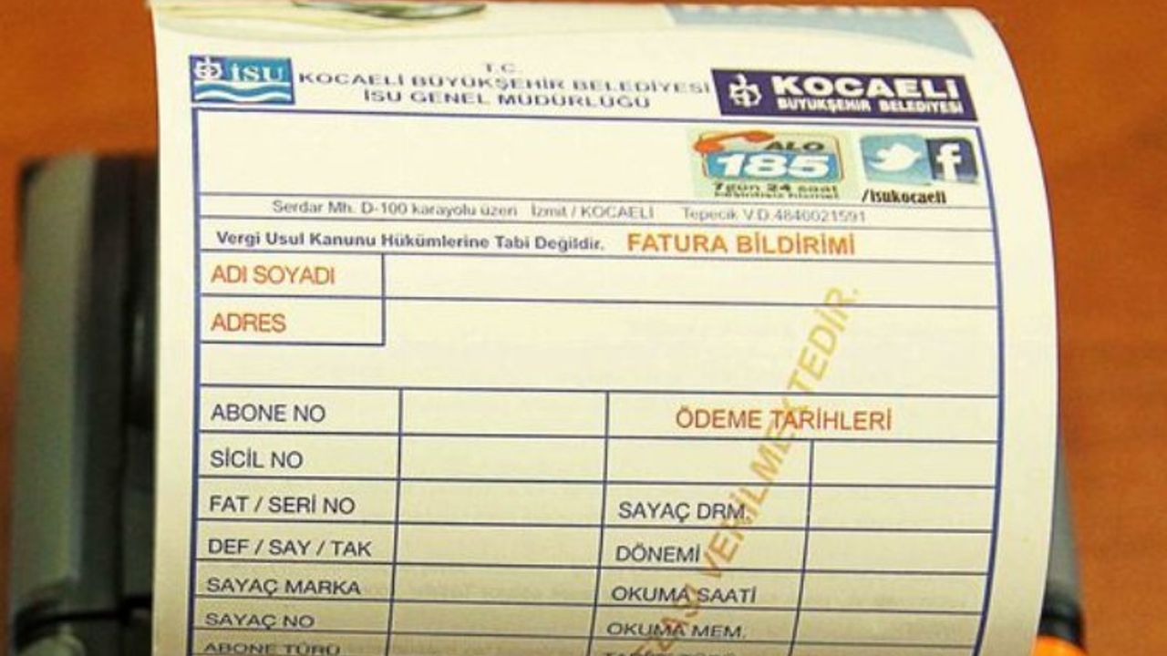 İYİ Parti Kocaeli'de su fiyatlarını gündeme taşıdı