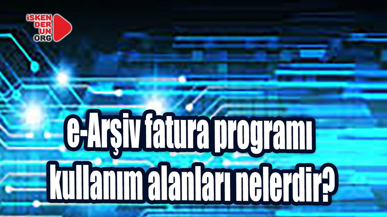 e-Arşiv fatura programı kullanım alanları nelerdir?