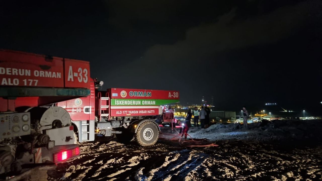 Çöplük Yangını Tedirgin Etti