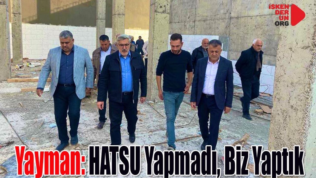 Reyhanlı’da Projede Sona Gelindi