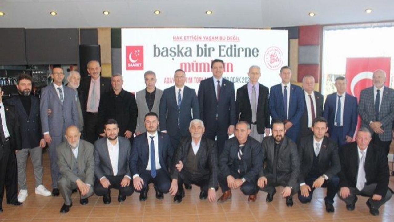 SP Edirne belediye başkan adaylarını açıkladı