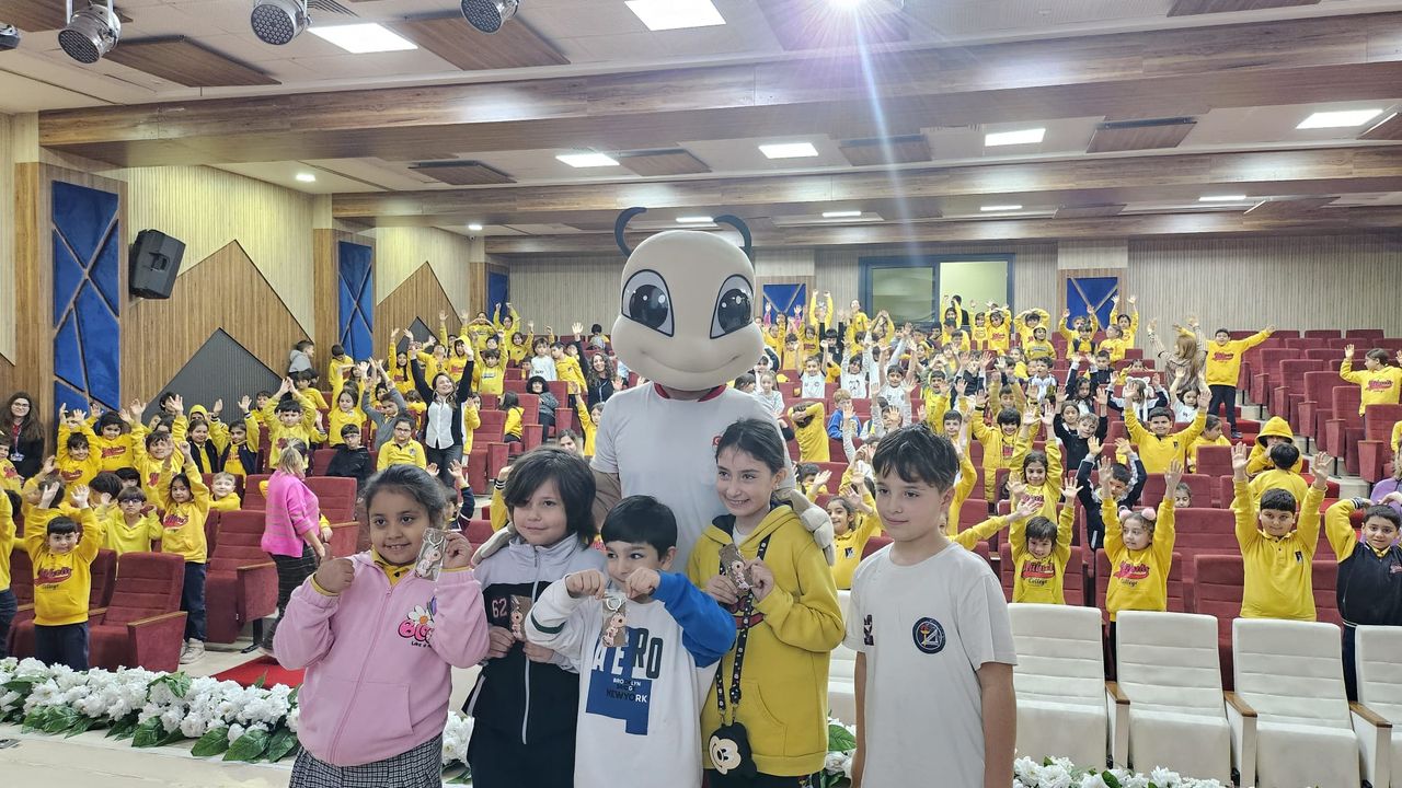 Öğrencilere Oli ile olimpik spor eğitimi…