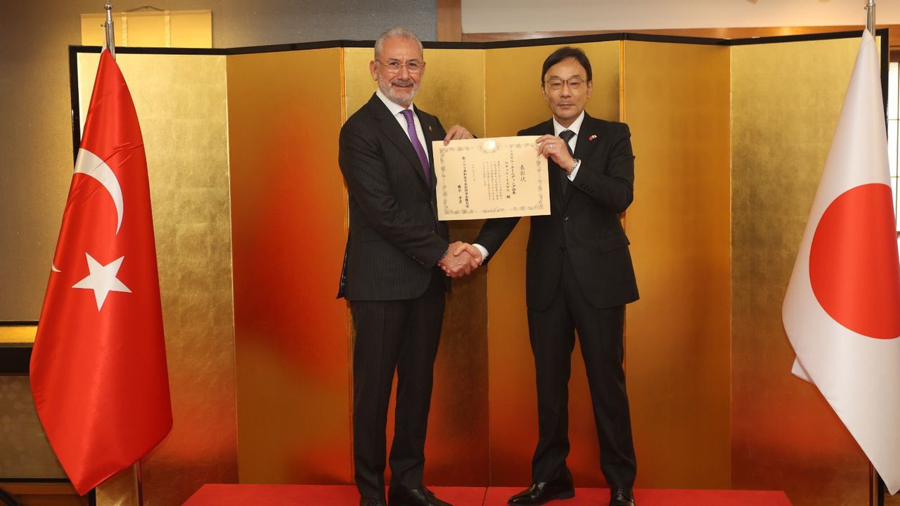 Tosyalı’ya Japonya Büyükelçilik özel ödülü…