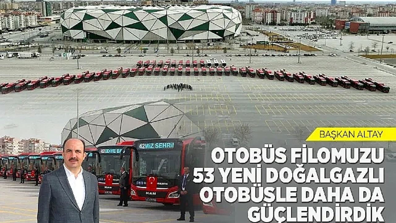 Başkan Altay: “Otobüs Filomuzu 53 Yeni Doğalgazlı Otobüsle Daha Da Güçlendirdik”