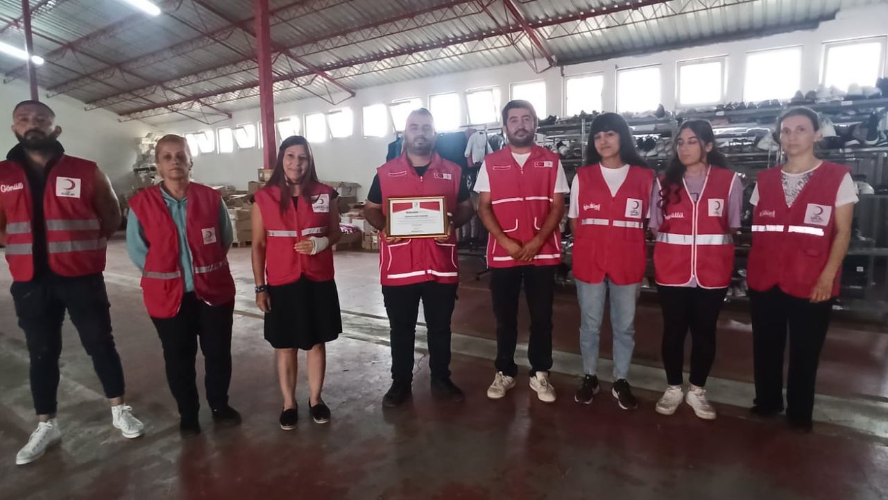 İskenderun Kızılay’a Teşekkür...