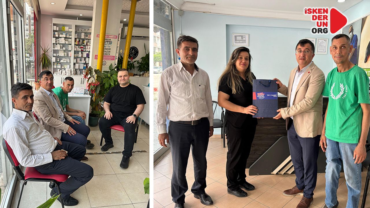 Öksuz'den Eczane ve Hemşireler günü ziyareti...