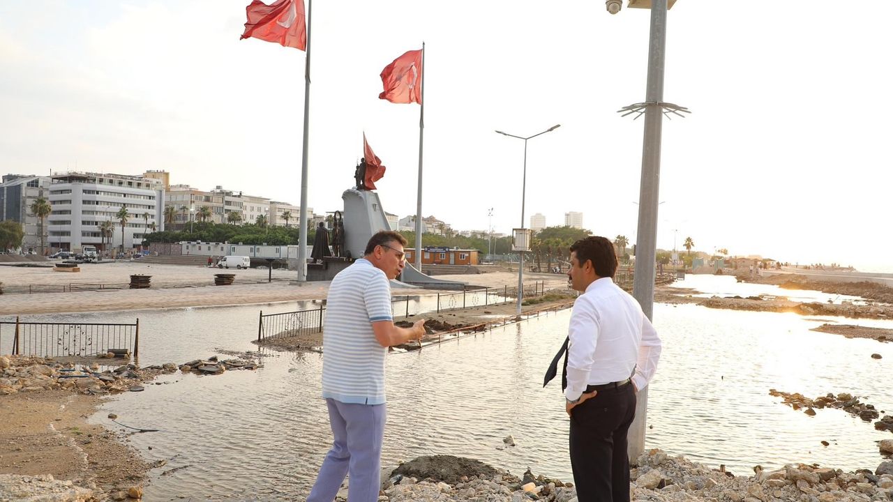 Dönmez, Kaymakamla çalışmaları yerinde inceledi