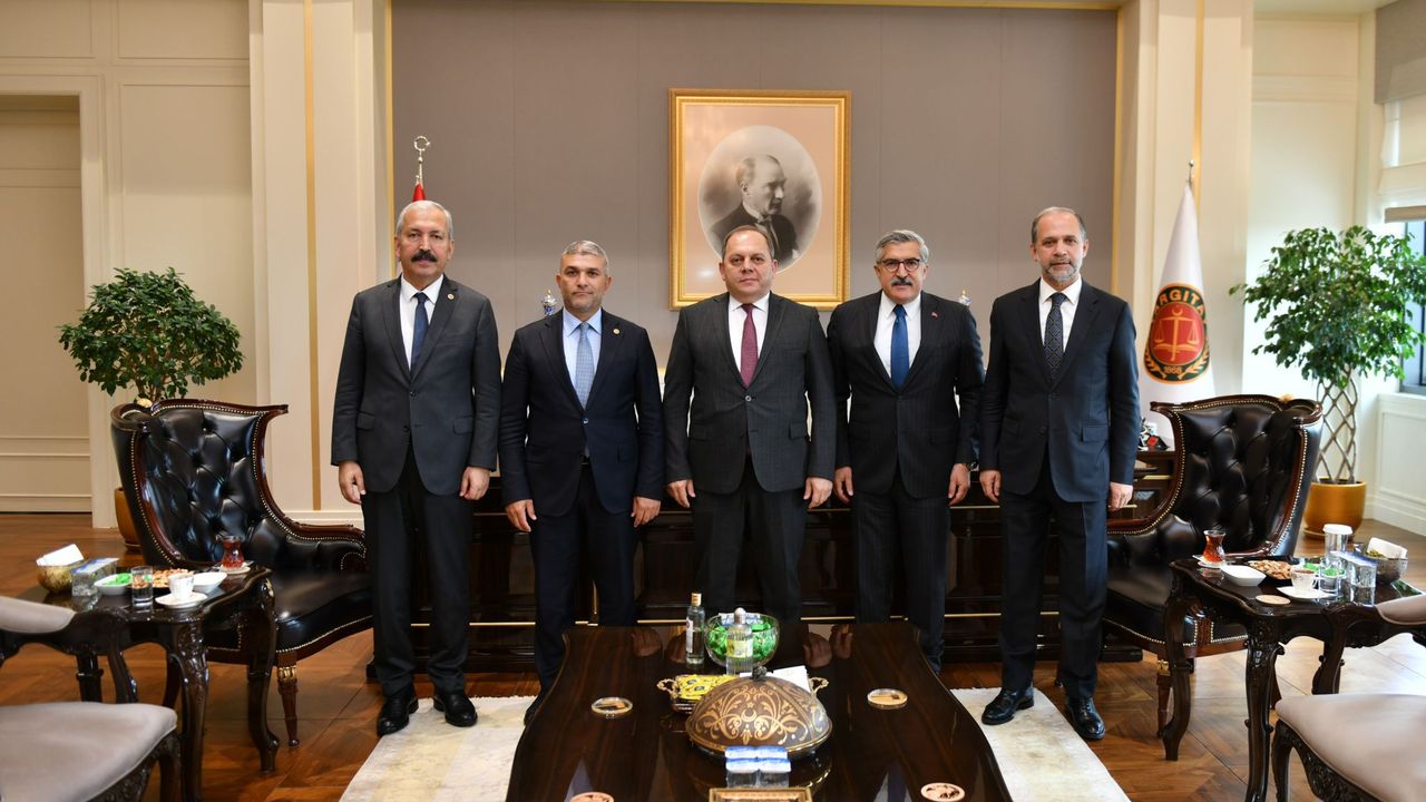 Hatay milletvekilliden Yargıtay Başkanına ziyaret…
