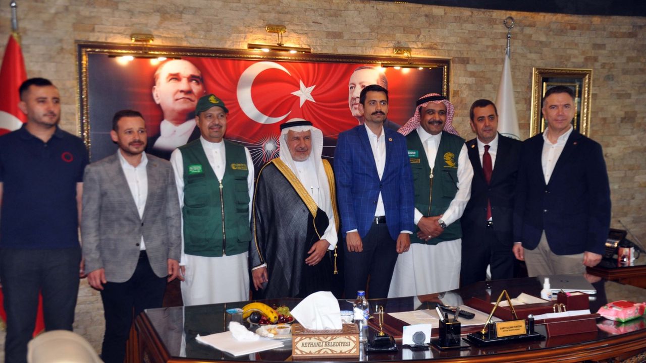 Dr Al-Rabiah, Reyhanlı Belediyesini ziyaret etti.