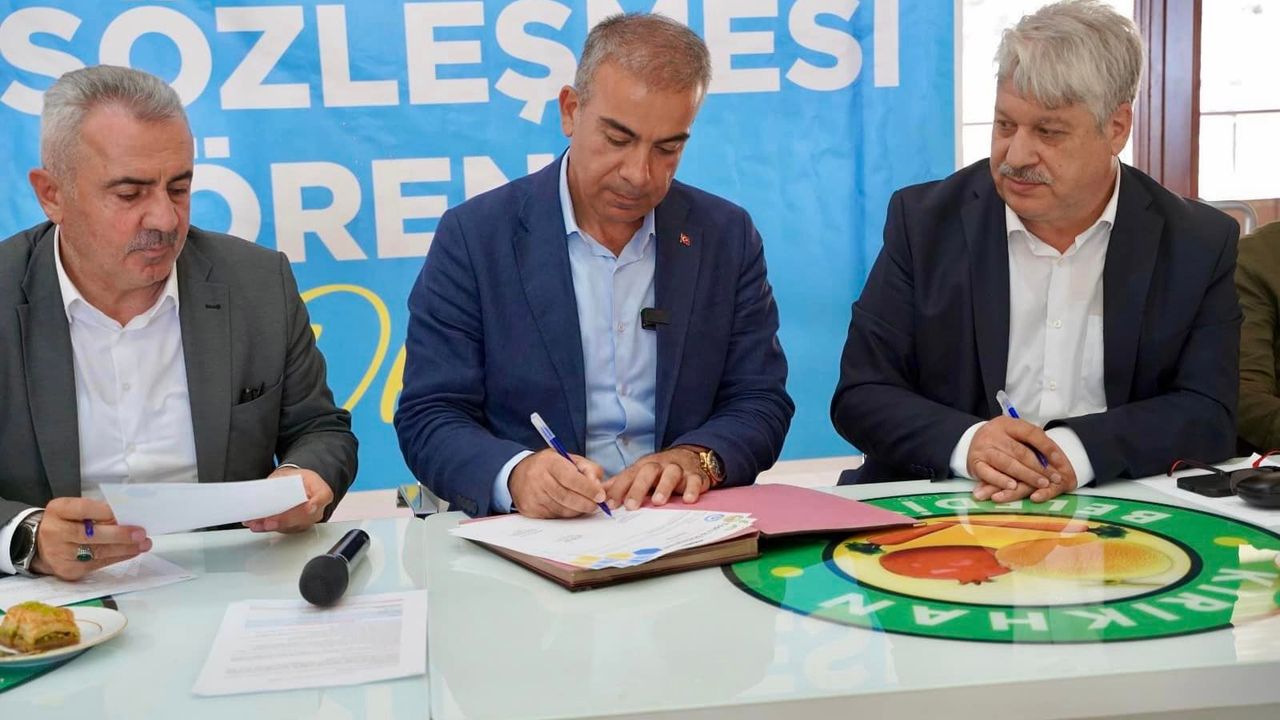 Kırıkhan Belediyesi'nde işçinin zam sevinci…