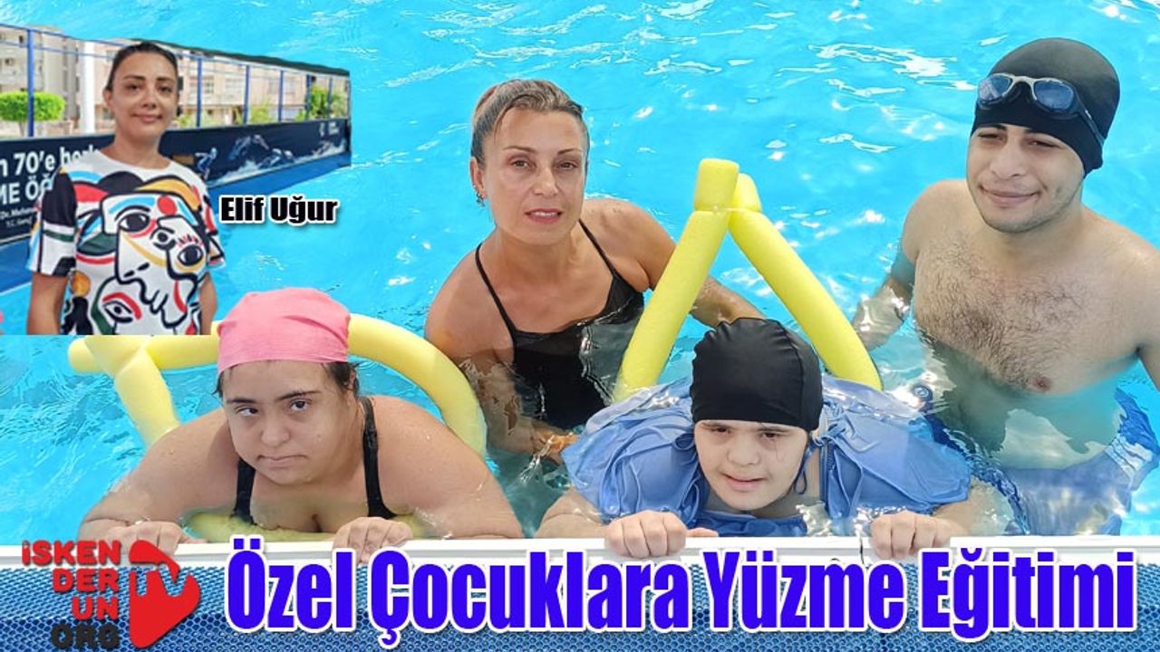 Gençlik İlçe Spor Müdürlüğünden Özel Çocuklara Yüzme