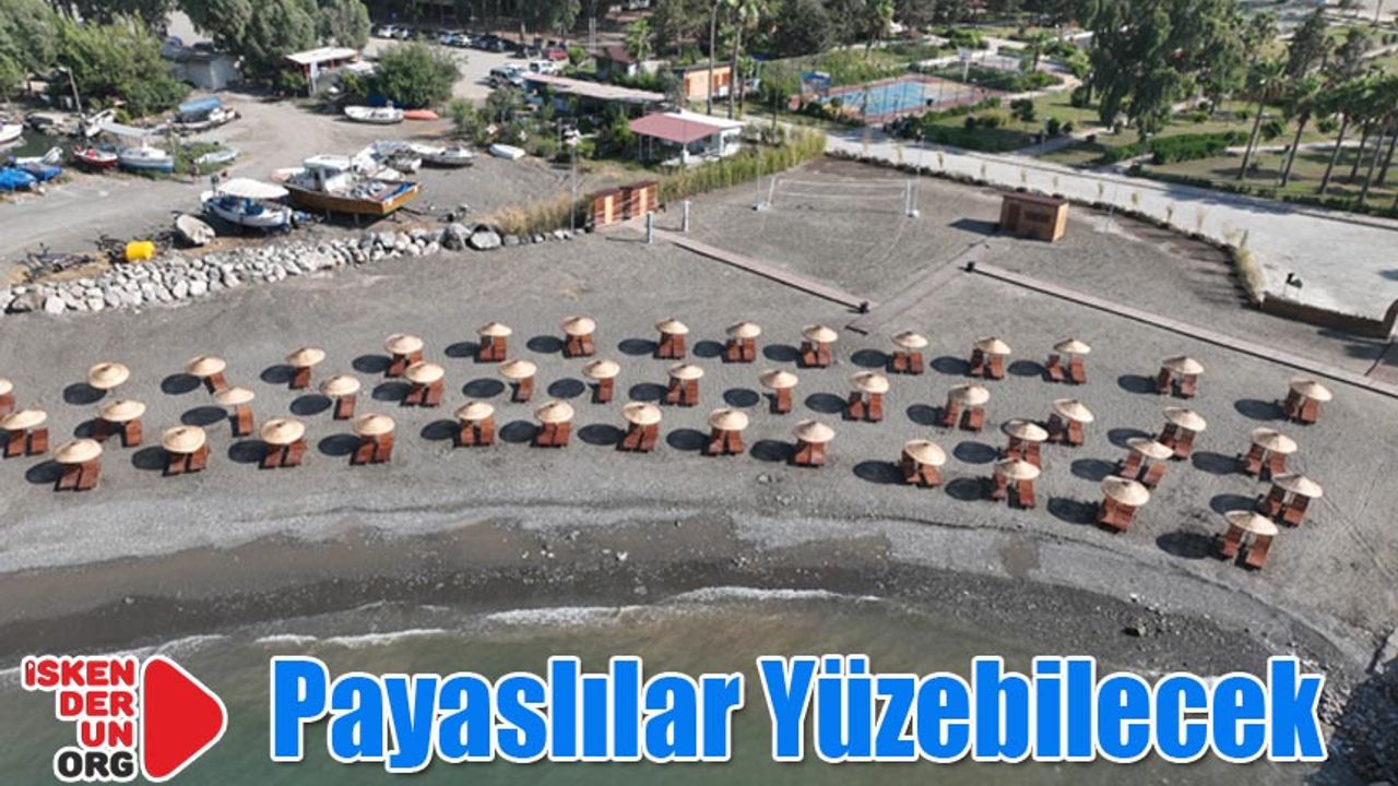 Payas Sahili’ndeki Plaj Çalışması Tamam