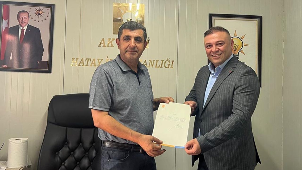 AK Parti Payas İlçe Başkanlığına Topuz Atandı
