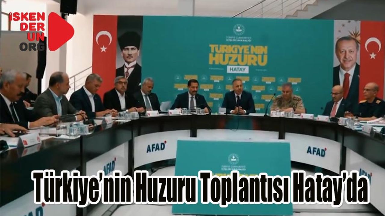 İç İşleri Bakanı Yerlikaya Hatay’da…