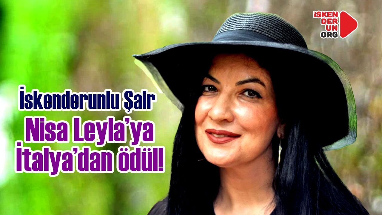 İskenderunlu şair Nisa Leyla’ya İtalya’dan ödül!