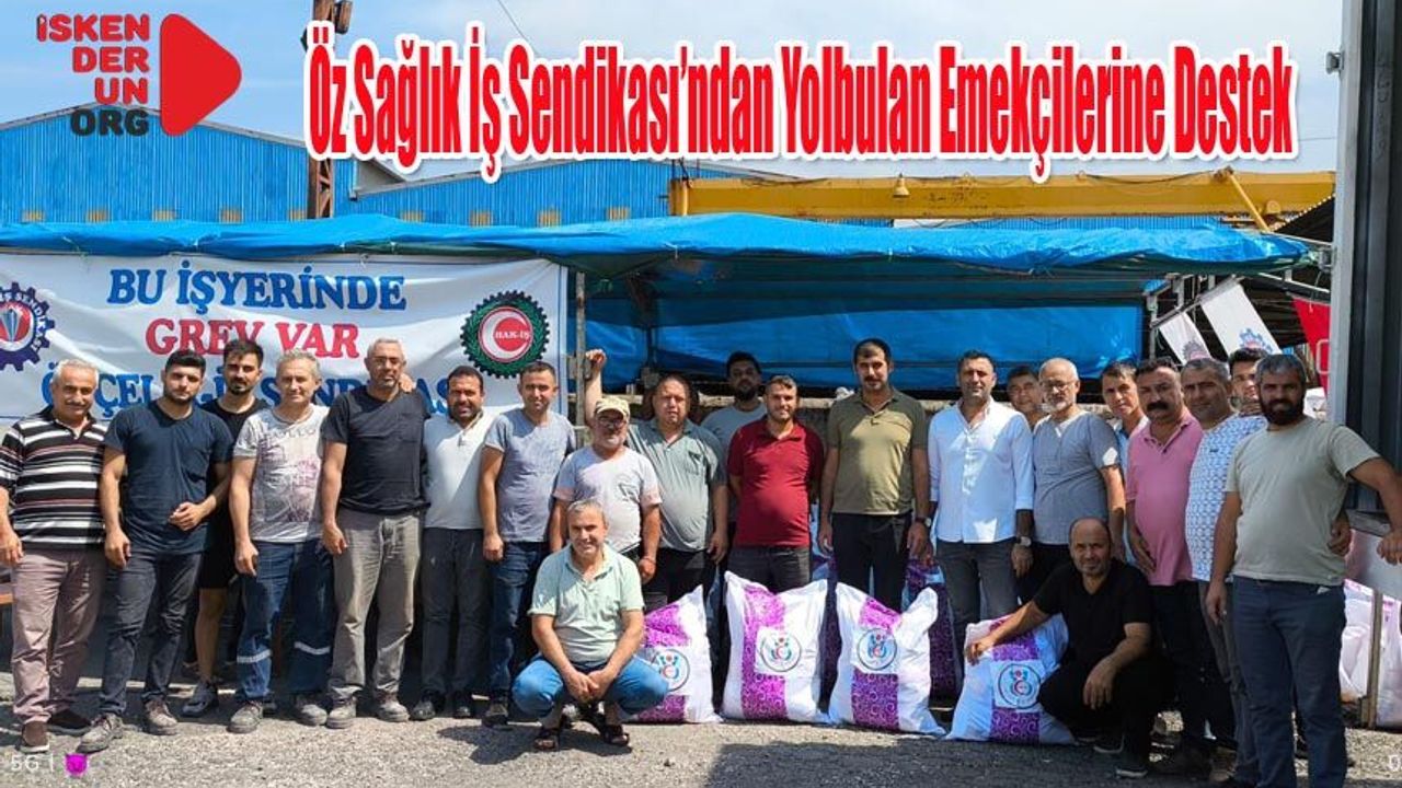 Kardeş Sendikadan Destek