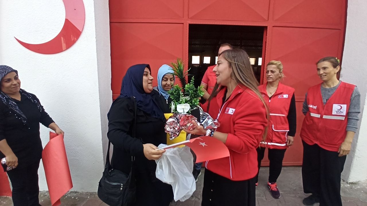 Türk Kızılay’ına Hafta ve teşekkür ziyareti…