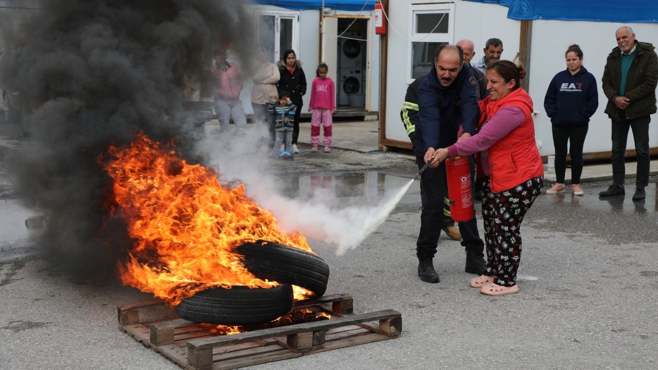 HBB itfaiyesinde eğitim ve tatbikatlara devam!
