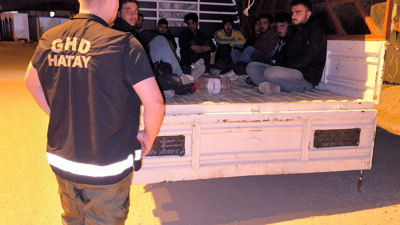 13 Suriye Uyruklu Göçmenle, 4 Şüpheli yakalandı!