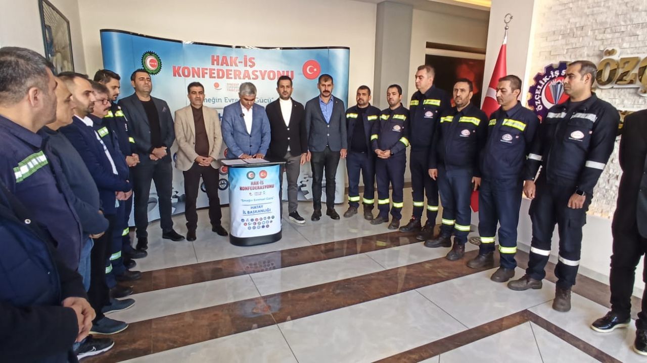 İl Başkanı Güngör Hak iş deklarasyonunu paylaştı