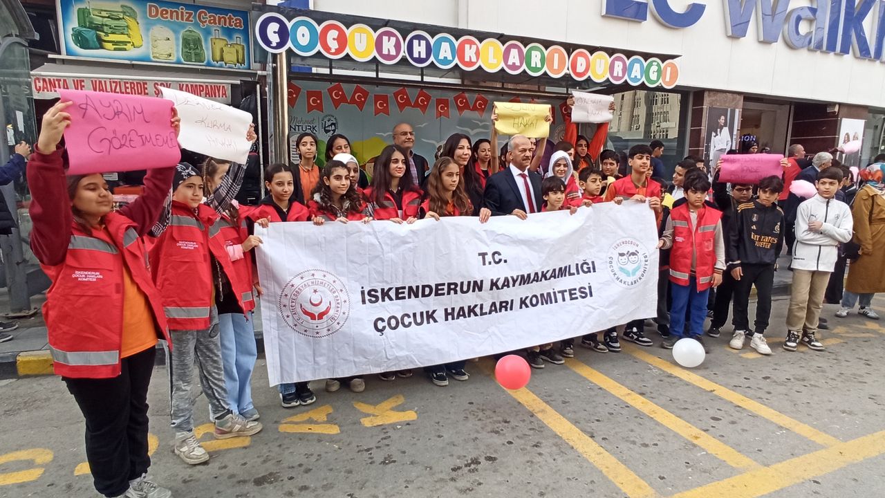 İskenderun’a Çocuk Hakları Durağı…
