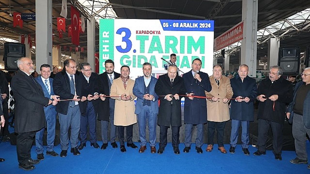 3. Nevşehir Tarım ve Gıda Fuarı Kapılarını Açtı