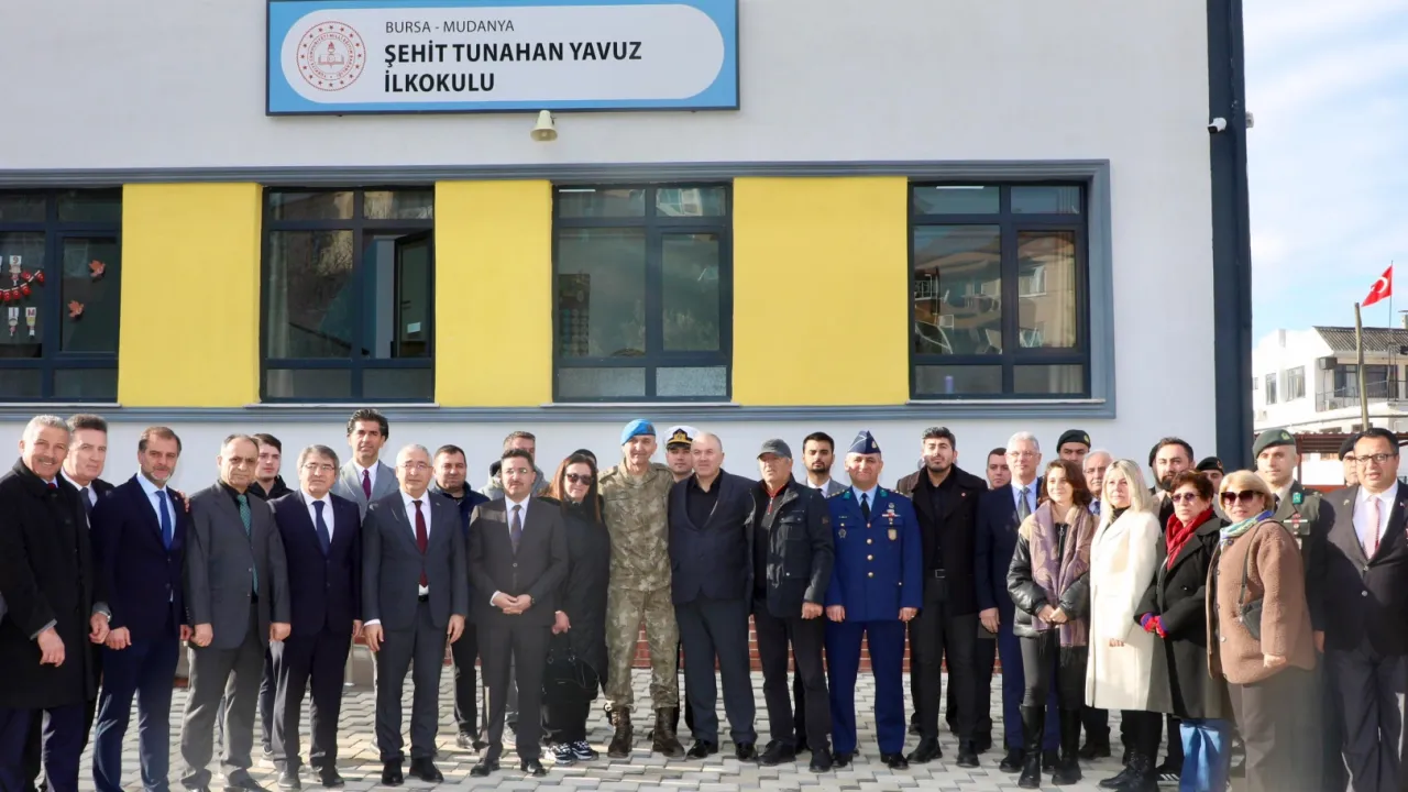 Mudanyalı şehit Tunahan Yavuz’a çifte vefa