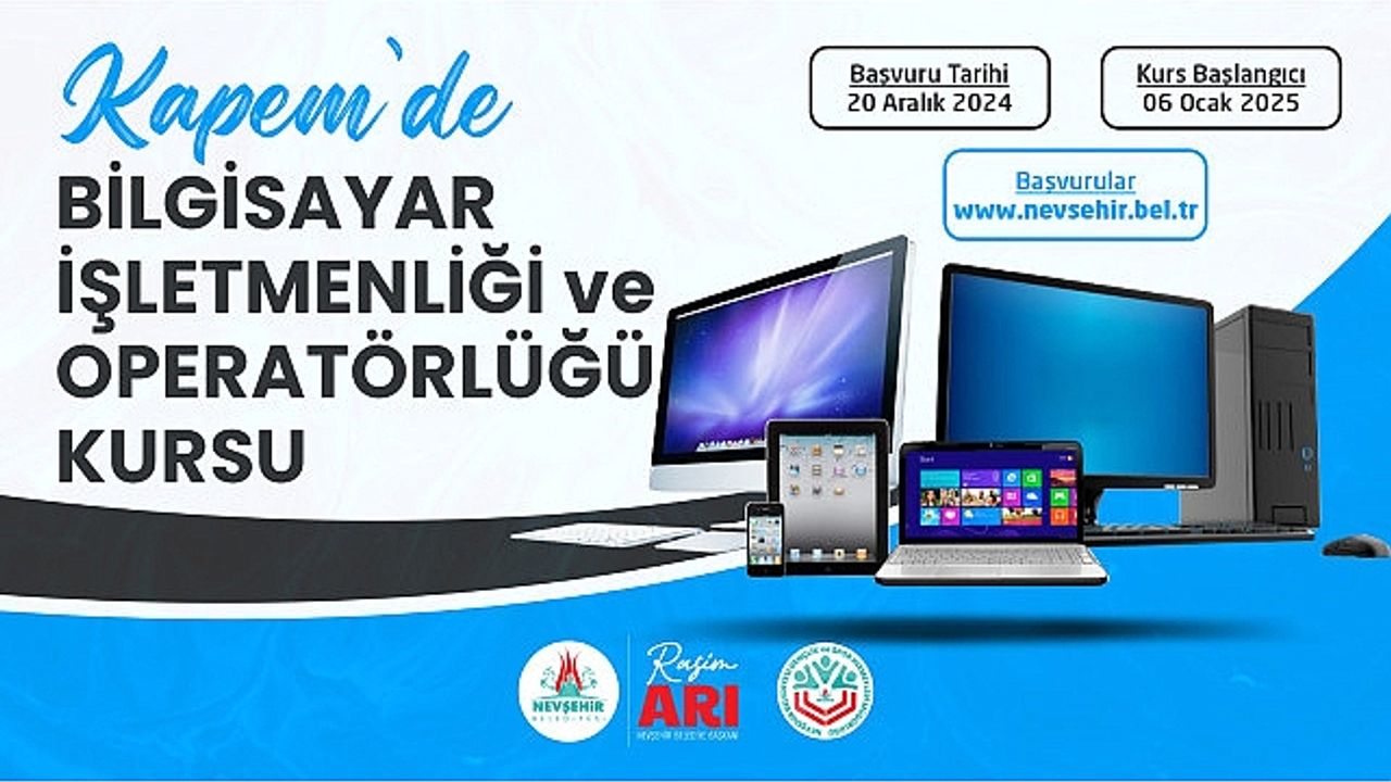 KAPEM’de Bilgisayar İşletmenliği Ve Operatörlüğü Kursu