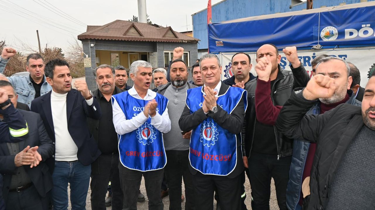 Ülkücüler 208 Gün Grevdeki Yolbulan İşçisine Destek Verdi