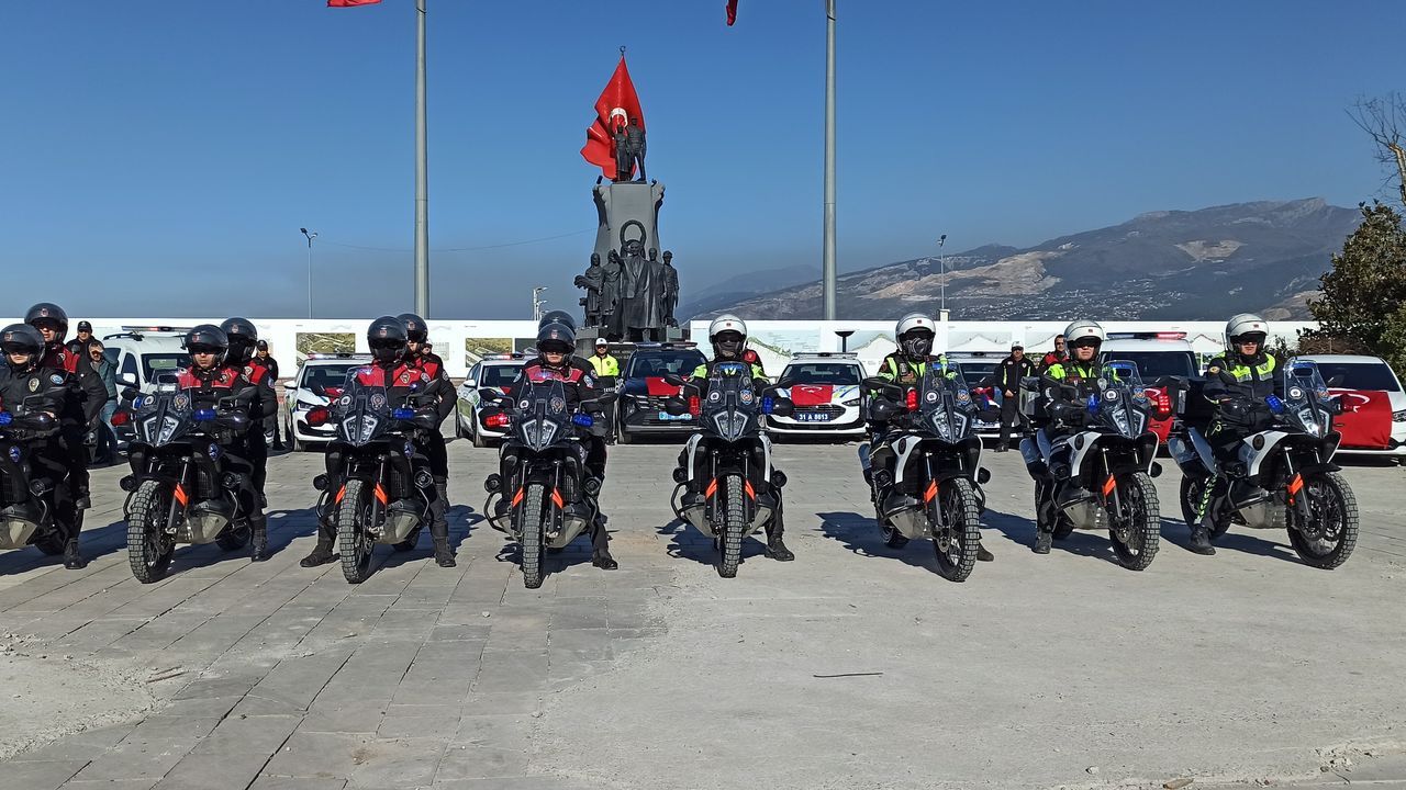 İskenderun Emniyetine 23 Araç tahsis edildi