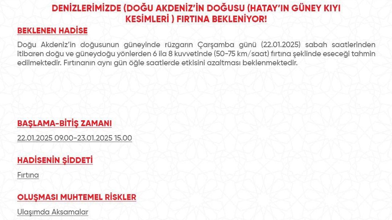 Fırtına Uyarısı