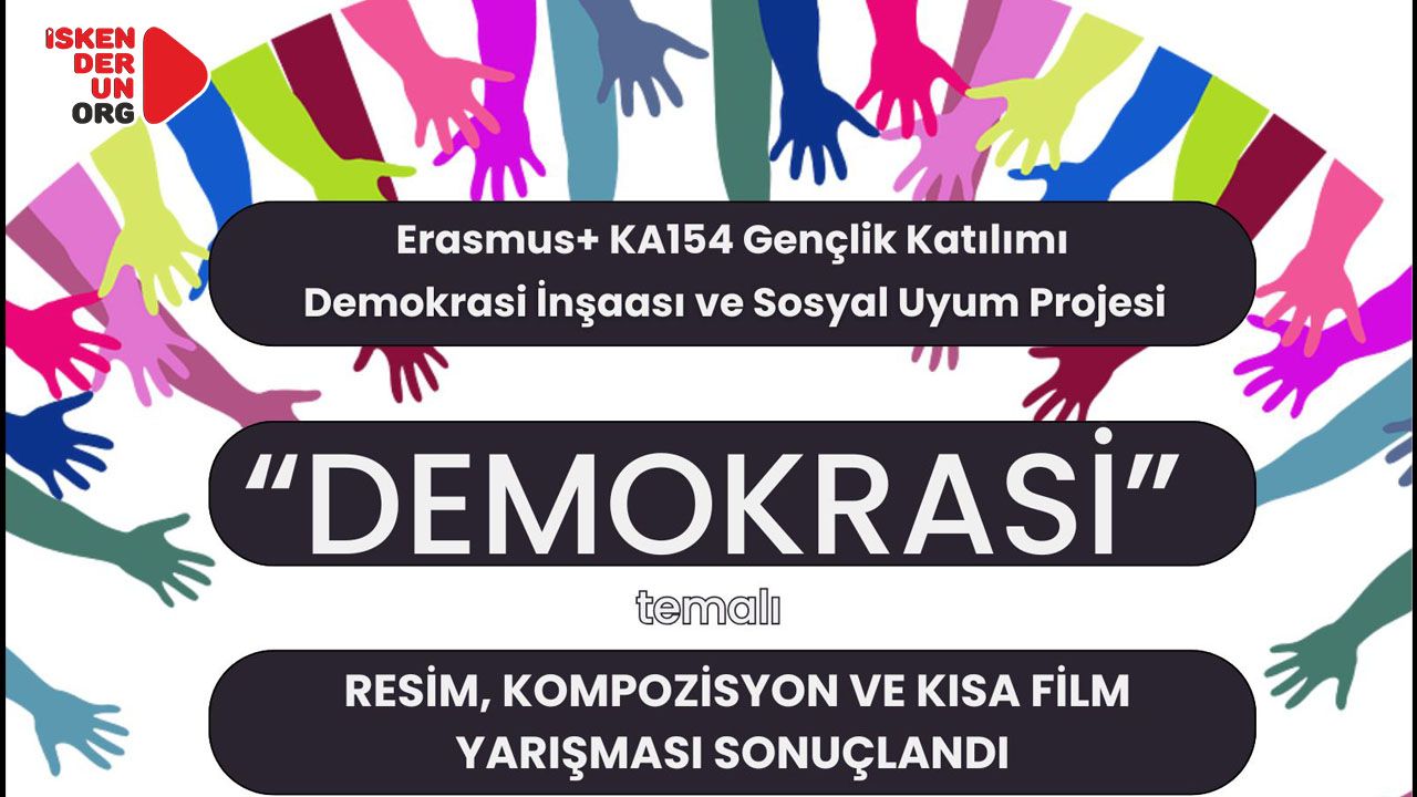 Demokrasi Temalı yarışmada 12 öğrenciye ödül…