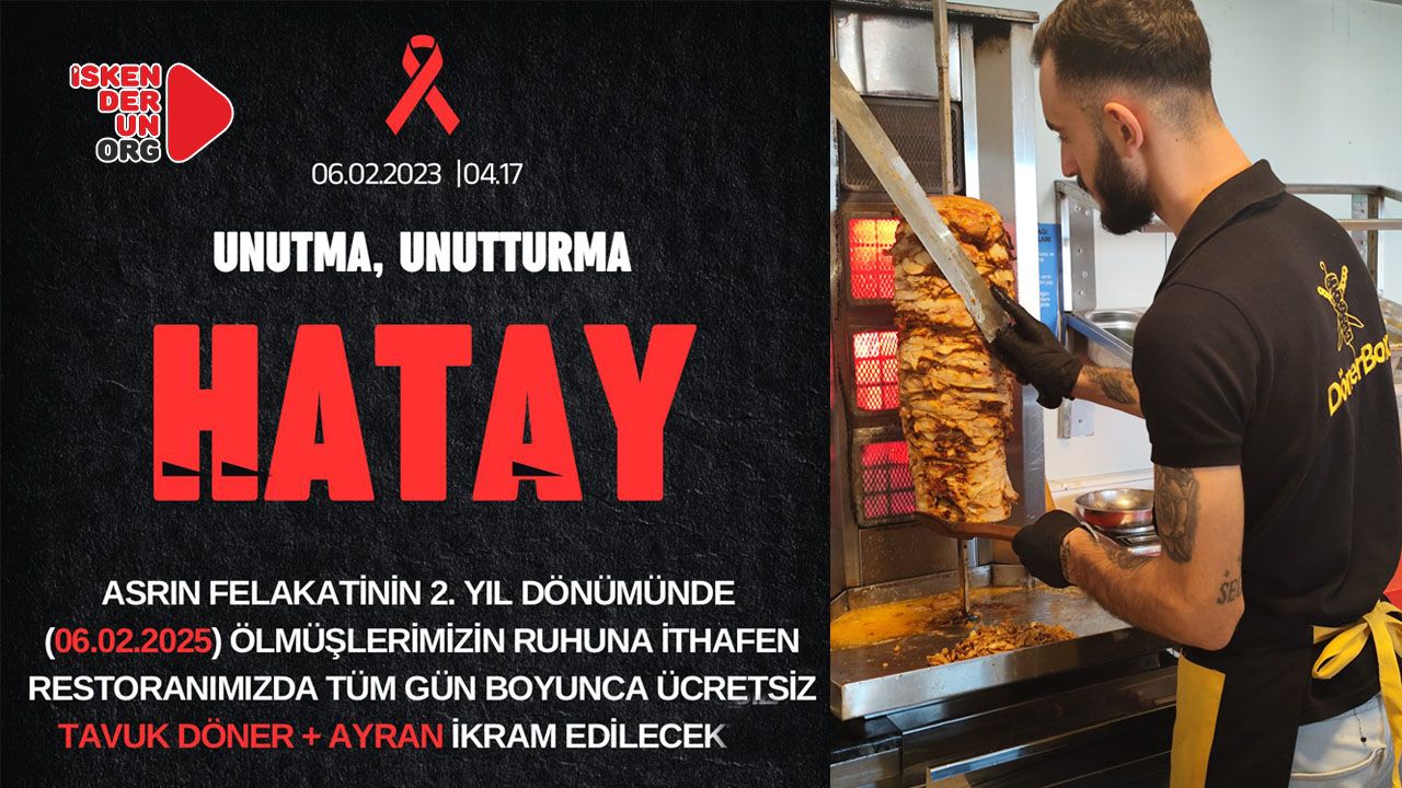 Deprem Şehitlerinin Ruhuna Döner ikramı…