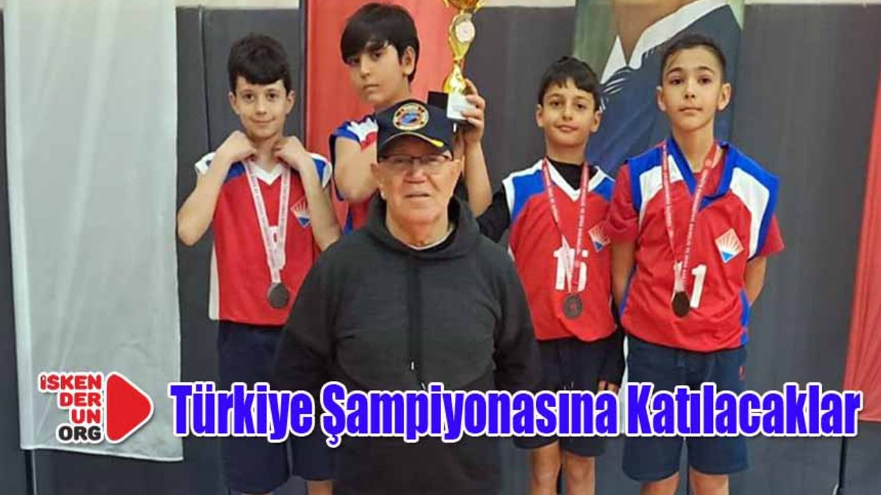 Masa Tenisinde Hatay Şampiyonları