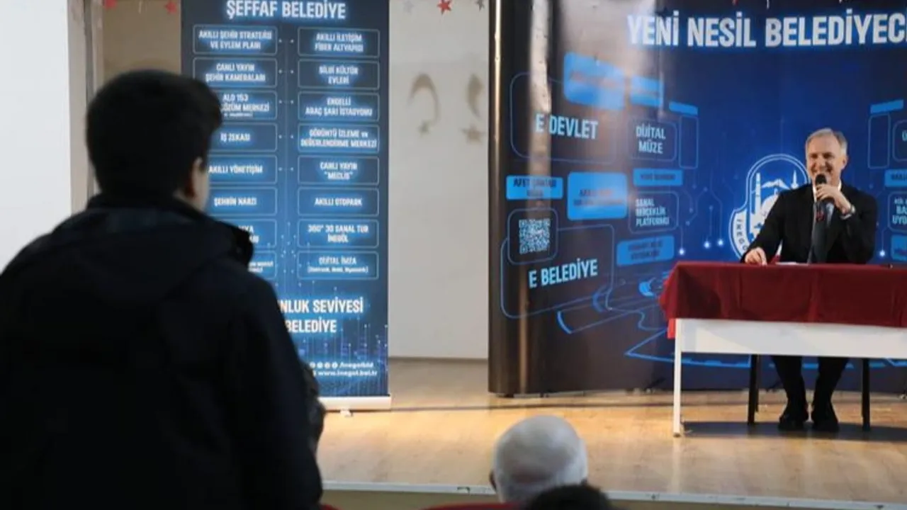Bursa İnegöl’de Başkan Taban öğrencilerle buluştu