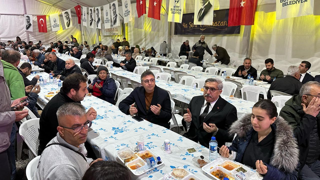 HBB Ramazan Çadırında iftarlarını açtılar…